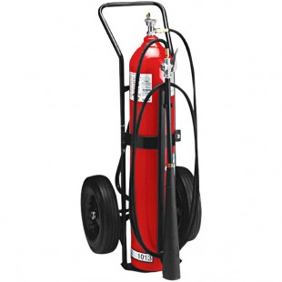 Badger 22724 50 lb. Mobile Carbon Dioxide Self-Expelling Fire Extinguisher - UL Rating 20B:C Badger 22724 50 lb. Mobile Carbon Dioxide Self-Expelling Fire Extinguisher - UL Rating 20B:C