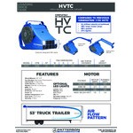 Patterson High-Velocity Truck Cooler Loading Dock Fan with LED Lights FHVTCA-IDL - 1/2 hp Patterson High-Velocity Truck Cooler Loading Dock Fan with LED Lights FHVTCA-IDL - 1/2 hp