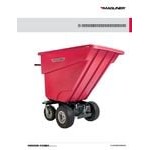 Magliner MHCSBB 0.5 Cubic Yard Motorized Hopper Cart with 13 Magliner MHCSBB 0.5 Cubic Yard Motorized Hopper Cart with 13