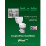 Zoeller 202-2000 Qwik Jon Elongated Toilet Bowl