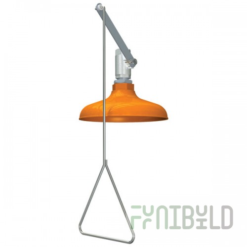 Guardian Equipment G1635SSH Vertically Mounted Emergency Shower with Stainless Steel Head