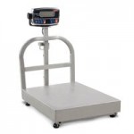Tor Rey EQB-50/100-W 100 lb. Waterproof Digital Receiving Bench Scale with Tower Display, Legal for Trade