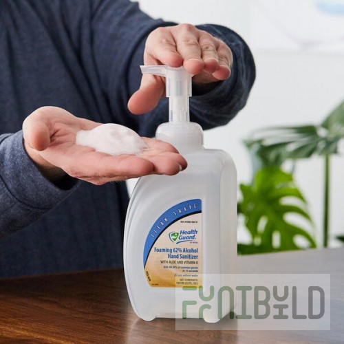 Kutol 68878 Health Guard Foaming Instant Hand Sanitizer (62% Alcohol, 32 oz) - 8/Case