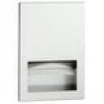 Bobrick B-35903 TrimLineSeries C Fold or Multifold Recessed Paper Towel Dispenser Bobrick B-35903 TrimLineSeries C Fold or Multifold Recessed Paper Towel Dispenser