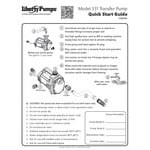 Liberty Pumps 331 Portable Water Transfer Pump with 3/4