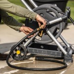 Gorilla GRM-225G Anodized Aluminum Mobile Hose Reel for 225' Hose with Storage Tray