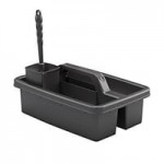 Suncast CCH225A Black High Security Janitor / Housekeeping Cart with Bag, Lockable Hood, and Non-Marring Wall Bumpers Suncast CCH225A Black High Security Janitor / Housekeeping Cart with Bag, Lockable Hood, and Non-Marring Wall Bumpers