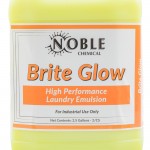 Noble 2.5 Gallon / 320 oz. Brite Glow High Performance Concentrated Laundry Emulsion - 2/Case