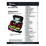 Kemp USA 10-160-D 238-Piece Medical Supply Pack D for Kemp USA EMS Gear Bags Kemp USA 10-160-D 238-Piece Medical Supply Pack D for Kemp USA EMS Gear Bags