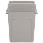 Rubbermaid® Slim Jim 64 Qt. / 16 Gallon Blue Rectangular Trash Can with Blue Drop Shot Lid Rubbermaid® Slim Jim 64 Qt. / 16 Gallon Blue Rectangular Trash Can with Blue Drop Shot Lid