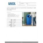 Lavex 21 Gallon Blue Corner Round Waste / Recycling Bin with Blue Push Door Lid Lavex 21 Gallon Blue Corner Round Waste / Recycling Bin with Blue Push Door Lid