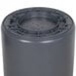 Continental 4444GY Huskee 44 Gallon Gray Round Trash Can Continental 4444GY Huskee 44 Gallon Gray Round Trash Can