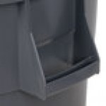 Continental 4444GY Huskee 44 Gallon Gray Round Trash Can Continental 4444GY Huskee 44 Gallon Gray Round Trash Can