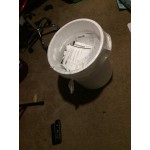 Continental 4444GY Huskee 44 Gallon Gray Round Trash Can Continental 4444GY Huskee 44 Gallon Gray Round Trash Can