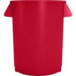 Carlisle 84102023 Bronco 20 Gallon Gray Round Trash Can