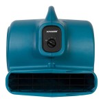 XPOWER P-600A-Blue 3-Speed Air Mover with GFCi Power Outlets - 1/3 hp