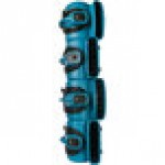 XPOWER P-600A-Blue 3-Speed Air Mover with GFCi Power Outlets - 1/3 hp