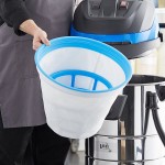 Lavex 26 Gallon Stainless Steel Commercial Wet / Dry Vacuum with Squeegee Tool and Enhanced Toolkit - 100-120V, 1400W