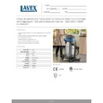 Lavex 26 Gallon Stainless Steel Commercial Wet / Dry Vacuum with Squeegee Tool and Enhanced Toolkit - 100-120V, 1400W