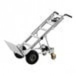 Cosco 1,000 lb. 3-in-1 Assist Series Aluminum Hand Truck/Cart with Heavy-Duty Flat Free Wheels 12312ABL1E