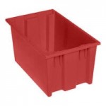 Quantum LID181RD Red Lid for SNT180RD and SNT185RD Stack and Nest Totes Quantum LID181RD Red Lid for SNT180RD and SNT185RD Stack and Nest Totes