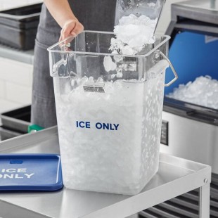 Vigor 5.5 Gallon Polycarbonate Square Ice Tote with Lid Vigor 5.5 Gallon Polycarbonate Square Ice Tote with Lid