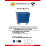 R&B Wire Products, Inc. 10 Bushel Gray Heavy-Duty Polypropylene Truck 4610G