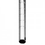 Metro Super Erecta N336BBR Brite Mobile Wire Shelving Unit with Rubber Casters 18