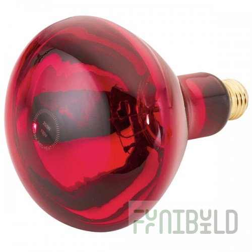 Cres Cor 0820-014-SP 250 Watt Shatterproof Red Infrared Light Bulb - 240V