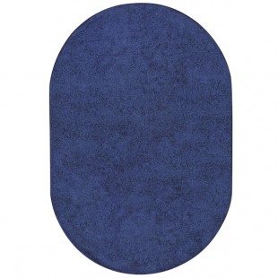Joy Carpets Kid Essentials Endurance 6' x 9' Midnight Sky Oval Area Rug