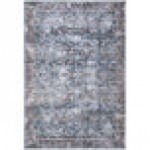 Abani Lola Collection 4' x 6' Blue / Brown Vintage Ancient Area Rug Abani Lola Collection 4' x 6' Blue / Brown Vintage Ancient Area Rug