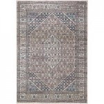 Abani Lola Collection 4' x 6' Blue / Brown Vintage Ancient Area Rug Abani Lola Collection 4' x 6' Blue / Brown Vintage Ancient Area Rug
