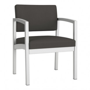 Lesro Lenox Steel Patriot Plus Charcoal Vinyl Guest Arm Chair Lesro Lenox Steel Patriot Plus Charcoal Vinyl Guest Arm Chair