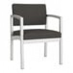 Lesro Lenox Steel Patriot Plus Charcoal Vinyl Guest Arm Chair Lesro Lenox Steel Patriot Plus Charcoal Vinyl Guest Arm Chair