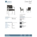 Lesro Lenox Steel Patriot Plus Charcoal Vinyl Guest Arm Chair Lesro Lenox Steel Patriot Plus Charcoal Vinyl Guest Arm Chair