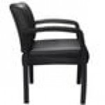 Boss B9580BK-BK Black NTR (No Tools Required) Guest Chair