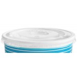 Choice 16 oz. Blue Paper Frozen Yogurt / Food Cup with Flat Lid - 50/Case Choice 16 oz. Blue Paper Frozen Yogurt / Food Cup with Flat Lid - 50/Case