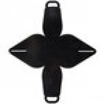 Enjay B-TULIPDOUBLEBLACK 9 3/8