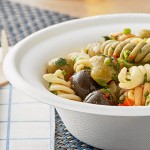 EcoChoice 12 oz. Compostable White Plant Fiber Bowl - 1,000/Case EcoChoice 12 oz. Compostable White Plant Fiber Bowl - 1,000/Case