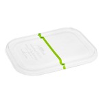 World Centric GreenLight Compliant PLA Plastic Compostable Lid for 36-60 oz. Fiber Containers - 400/Case