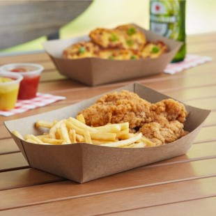 Southern Champion #500 5 lb. Kraft Paper Food Tray - 500/Case