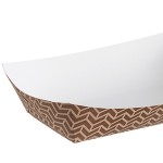 Carnival King #500 5 lb. Cornerstone Paper Food Tray - 500/Case Carnival King #500 5 lb. Cornerstone Paper Food Tray - 500/Case