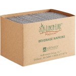 Hoffmaster Natural Onyx Linen-Like 1/4 Fold Beverage Napkin - 9.5 Hoffmaster Natural Onyx Linen-Like 1/4 Fold Beverage Napkin - 9.5