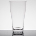 Fineline Quenchers 4514-CL 14 oz. Clear Plastic Beer / Pilsner Glass - 60/Case Fineline Quenchers 4514-CL 14 oz. Clear Plastic Beer / Pilsner Glass - 60/Case