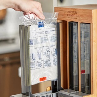World Centric PLA Spoon Refill Sleeve for World Centric Touchless Cutlery Dispenser - 1,000/Case