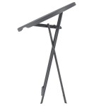 ZOWN 60436SGY1E Gray Commercial Resin Cocktail Folding Table