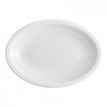 Acopa Capri 4.5 oz. Coconut White Stoneware Fruit Bowl / Monkey Dish - 48/Case