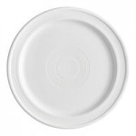 Acopa Capri 4.5 oz. Coconut White Stoneware Fruit Bowl / Monkey Dish - 48/Case