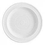 Acopa Capri 4.5 oz. Coconut White Stoneware Fruit Bowl / Monkey Dish - 48/Case