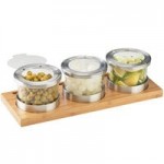 Cal-Mil 3492-4-15 Mixology Luxe Chilled Organizers with Solid Lid Set Cal-Mil 3492-4-15 Mixology Luxe Chilled Organizers with Solid Lid Set